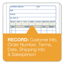 Adams Carbonless Sales Order Book, Three-Part Carbonless, 3.25 x 7.13, 50 Forms