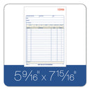 Adams TOPS Sales/Order Book, Three-Part Carbonless, 7.95 x 5.56, 1/Page, 50 Forms