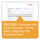 Adams TOPS Sales/Order Book, Three-Part Carbonless, 7.95 x 5.56, 1/Page, 50 Forms