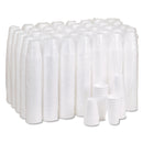 Dart Foam Drink Cups, 10 oz, White, 25/Bag, 40 Bags/Carton