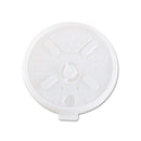 Dart Lift n' Lock Plastic Hot Cup Lids, With Straw Slot, Fits 12 oz to 24 oz Cups, Translucent, 100/Pack, 10 Packs/Carton