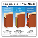 Pendaflex Earthwise by Pendaflex Recycled File Pockets, 3.5" Expansion, Letter Size, Red Fiber