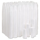 Dart Foam Drink Cups, 16 oz, White, 25/Bag, 40 Bags/Carton