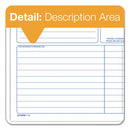 TOPS Spiralbound Service Invoices, Two-Part Carbonless, 8.5 x 7.75, 1/Page, 50 Forms