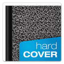 TOPS Composition Book, Wide/Legal Rule, Black Marble Cover, 9.75 x 7.5, 100 Sheets