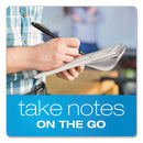 TOPS Second Nature Recycled Notepads, Gregg Rule, Randomly Assorted Cover Colors, 70 White 4 x 8 Sheets