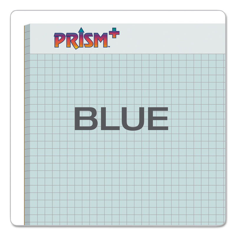 TOPS Prism Quadrille Perforated Pads, Quadrille Rule (5 sq/in), 50 Blue 8.5 x 11.75 Sheets, 12/Pack