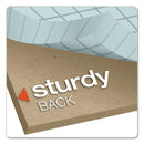 TOPS Prism Quadrille Perforated Pads, Quadrille Rule (5 sq/in), 50 Blue 8.5 x 11.75 Sheets, 12/Pack