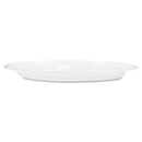 Dart Famous Service Plastic Dinnerware, Plate, 6" dia, White, 125/Pack, 8 Packs/Carton