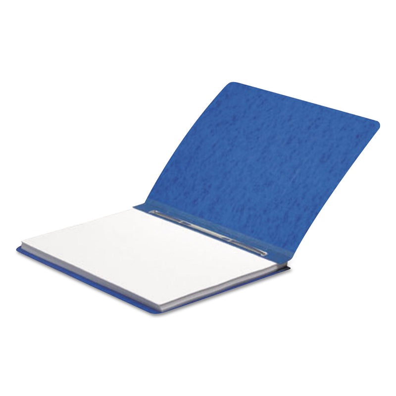 ACCO PRESSTEX Report Cover with Tyvek Reinforced Hinge, Side Bound, Two-Piece Prong Fastener, 3" Capacity, 8.5 x 11, Dark Blue