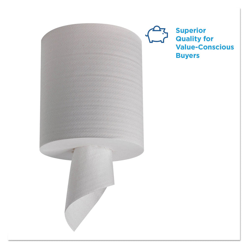 Georgia Pacific Pacific Blue Select 2-Ply Center-Pull Perf Wipers, 2-Ply, 8.25 x 12, White, 520/Roll, 6 Rolls/Carton