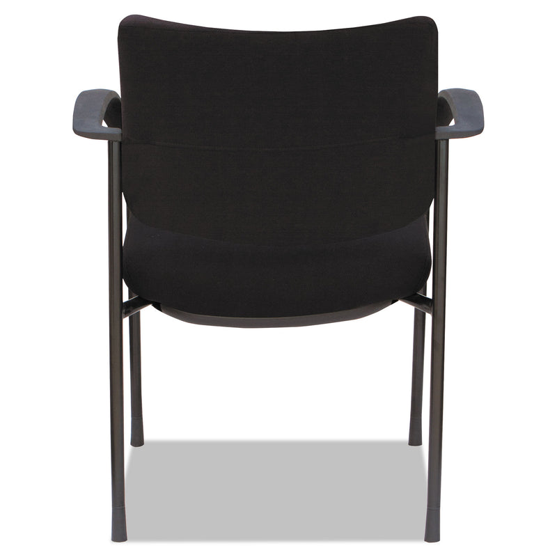 Alera IV Series Guest Chairs, Fabric Back/Seat, 24.8" x 22.83" x 32.28", Black, 2/Carton