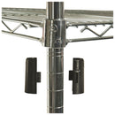 Alera NSF Certified Industrial Four-Shelf Wire Shelving Kit, 36w x 24d x 72h, Silver