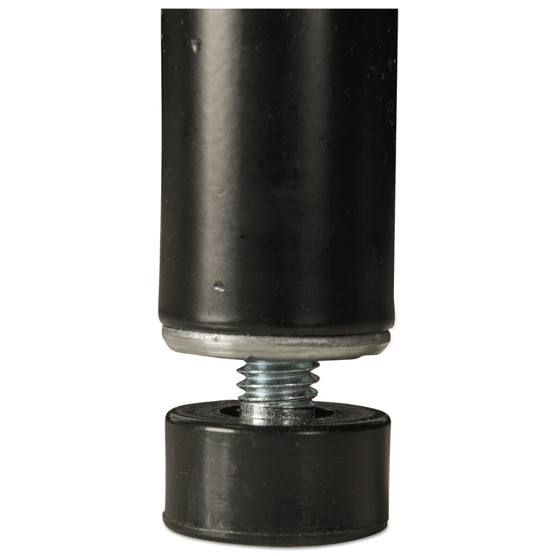 Alera NSF Certified Industrial Four-Shelf Wire Shelving Kit, 48w x 24d x 72h, Black