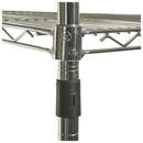 Alera NSF Certified Industrial Four-Shelf Wire Shelving Kit, 48w x 18d x 72h, Silver