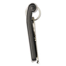 Durable Locking Key Cabinet, 72-Key, Brushed Aluminum, Silver, 11.75 x 4.63 x 15.75