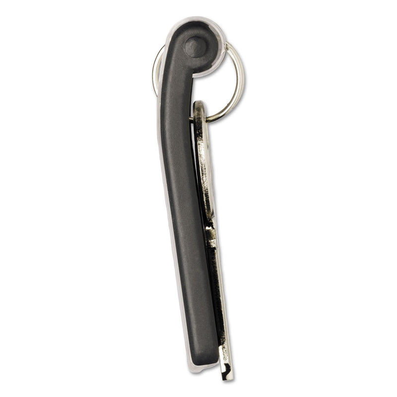 Durable Locking Key Cabinet, 36-Key, Brushed Aluminum, Silver, 11.75 x 4.63 x 11