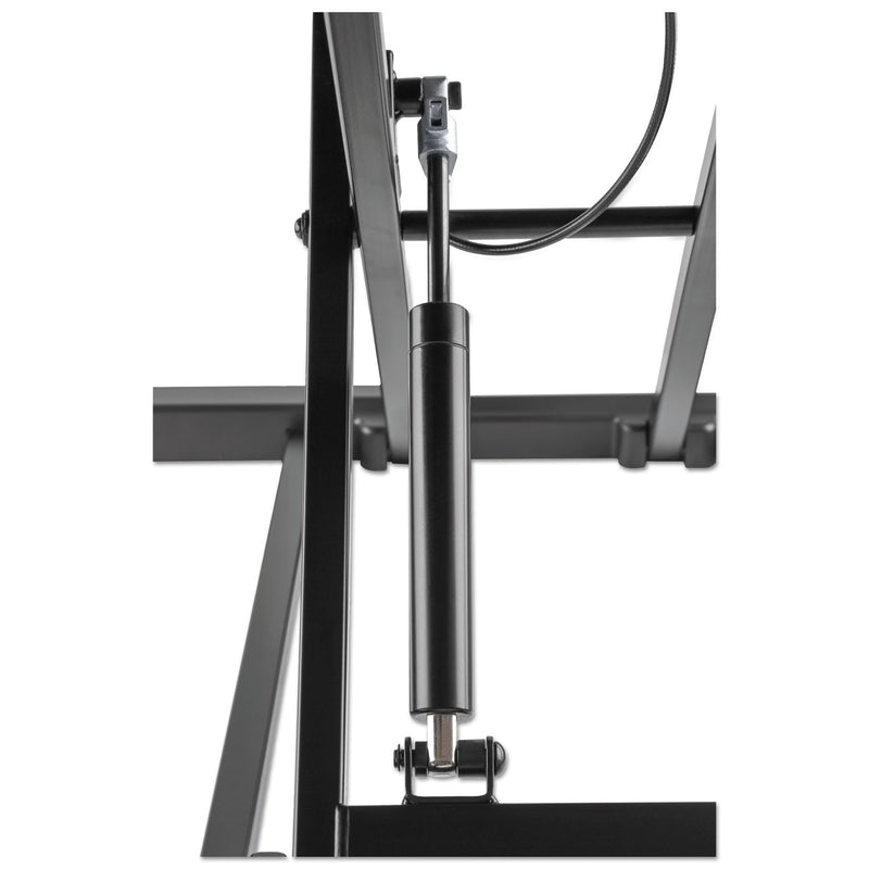 Alera AdaptivErgo Two-Tier Sit-Stand Lifting Workstation, 31.5" x 26.13" x 4.33" to 19.88", Black