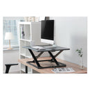 Alera AdaptivErgo Ultra-Slim Sit-Stand Desk, 31.33" x 21.63" x 1.5" to 16", Black
