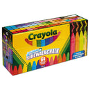 Crayola Ultimate Sidewalk Chalk, 4" x 0.5" Diameter, 60 Assorted Colors, 64/Set