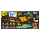 Crayola Ultimate Sidewalk Chalk, 4" x 0.5" Diameter, 60 Assorted Colors, 64/Set