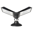 Durable SHERPA Motion Desk Reference System, 10 Panels, Black Borders