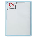 Durable SHERPA Style Desk-Mount Reference System, 10 Panel, 20 Sheet Capacity, Blue/Gray