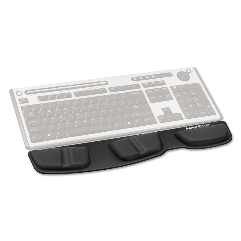 Fellowes Memory Foam Keyboard Palm Support, 13.75 x 3.37, Black