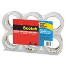 Scotch 3850 Heavy-Duty Packaging Tape, 3" Core, 1.88" x 54.6 yds, Clear, 6/Pack
