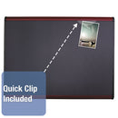 Quartet Prestige Plus Magnetic Fabric Bulletin Board, 36 x 24, Mahogany Frame