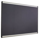 Quartet Prestige Plus Magnetic Fabric Bulletin Board, 36 x 24, Aluminum Frame