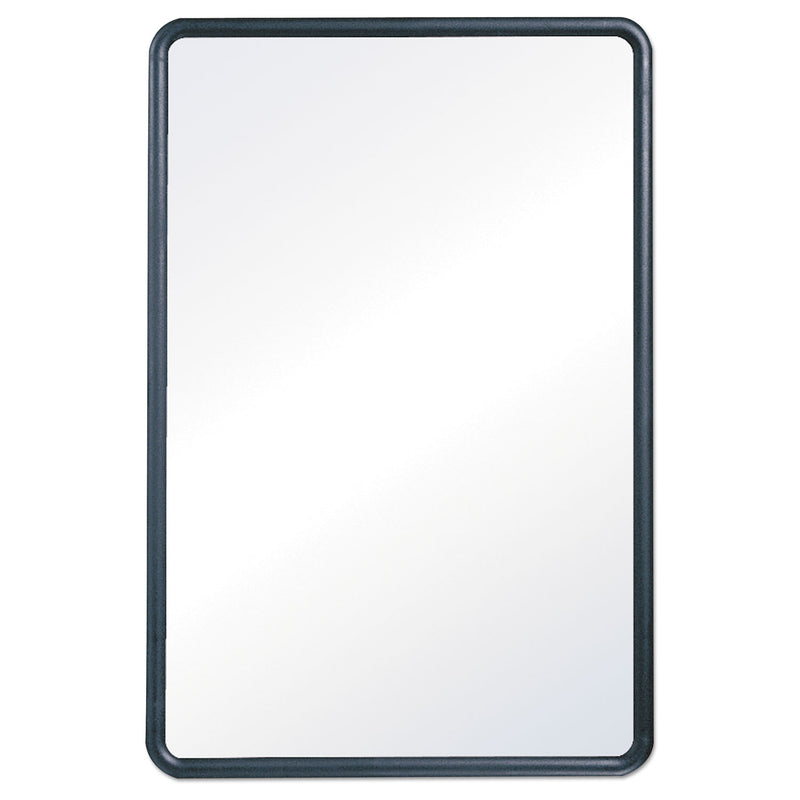 Quartet Contour Dry-Erase Board, Melamine, 48 x 36, White Surface, Black Frame