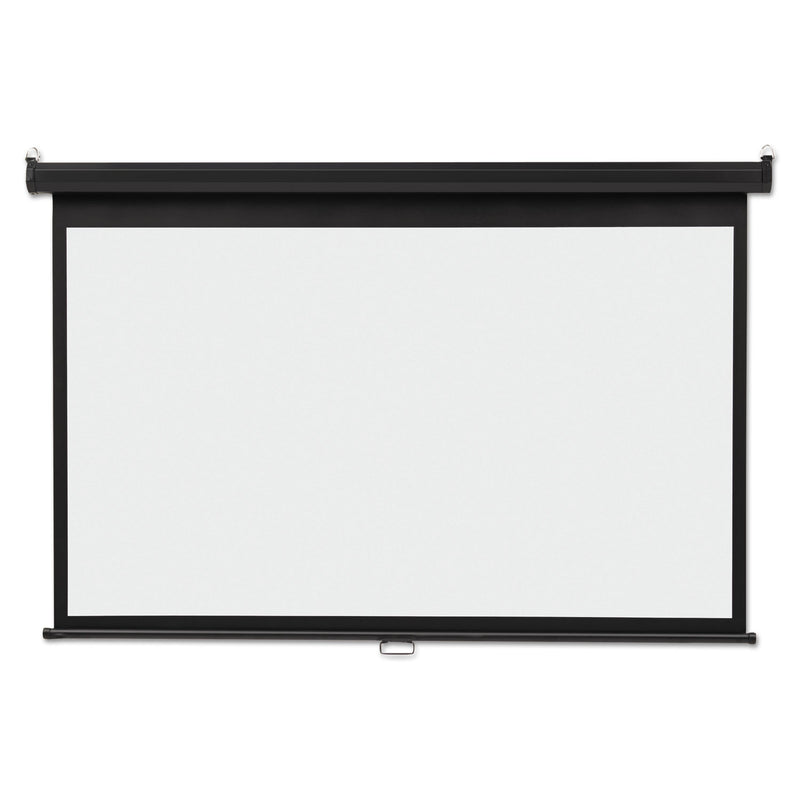 Quartet Wide Format Wall Mount Projection Screen, 65 x 116, White Matte Finish