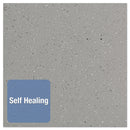 Quartet Contour Granite Gray Tack Board, 48 x 36, Black Frame