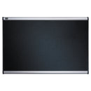 Quartet Prestige Embossed Foam Bulletin Board, 72 x 48, Black, Aluminum Frame