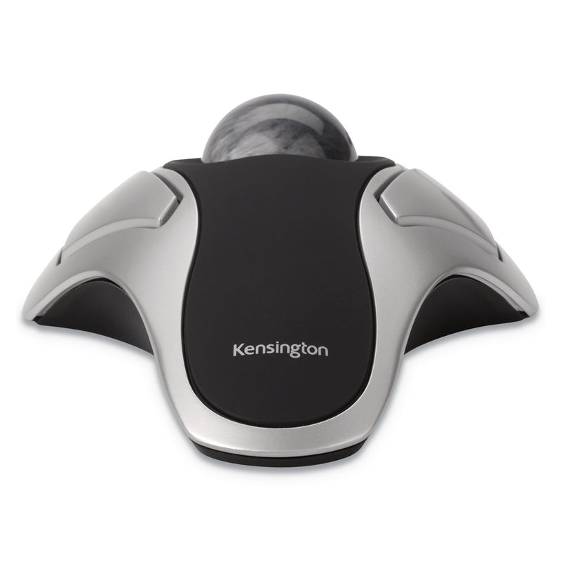 Kensington Orbit Optical Trackball Mouse, USB 2.0, Left/Right Hand Use, Black/Silver