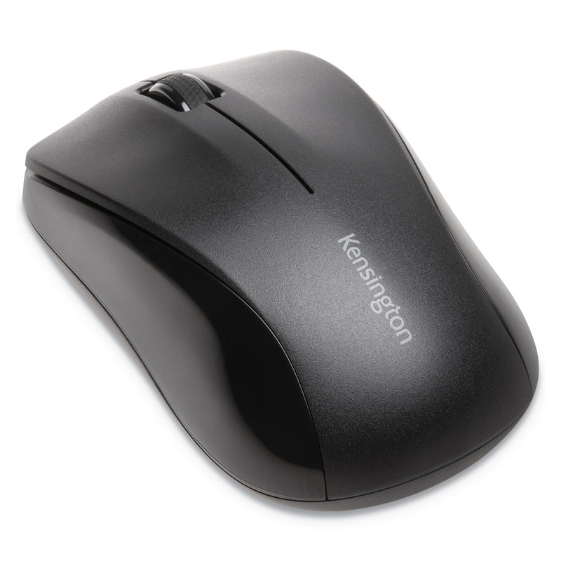 Kensington Wireless Mouse for Life, 2.4 GHz Frequency/30 ft Wireless Range, Left/Right Hand Use, Black