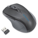 Kensington Pro Fit Mid-Size Wireless Mouse, 2.4 GHz Frequency/30 ft Wireless Range, Right Hand Use, Black