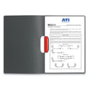 Durable DURASWING Report Cover, Clip Fastener, 8.5 x 11, Graphite/Graphite, 5/Pack