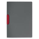 Durable DURASWING Report Cover, Clip Fastener, 8.5 x 11, Graphite/Graphite, 5/Pack