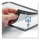 Durable DURAFRAME Sign Holder, 8.5 x 11, Red Frame, 2/Pack