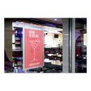 Durable DURAFRAME Sign Holder, 8.5 x 11, Silver Frame, 2/Pack
