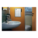 Durable DURAFRAME Note Sign Holder, 8.5 x 11, Silver Frame