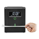 Lathem Heavy-Duty Thermal Time Clock, Digital Display, Charcoal