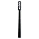 Carlisle Flo-Pac Utility Toothbrush Style Maintenance Brush, White Nylon Bristles, 7.25" Brush, 7" Black Polypropylene Handle