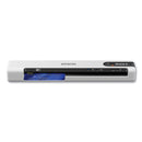 Epson DS-80W Wireless Portable Document Scanner, 600 dpi Optical Resolution, 1-Sheet Auto Document Feeder