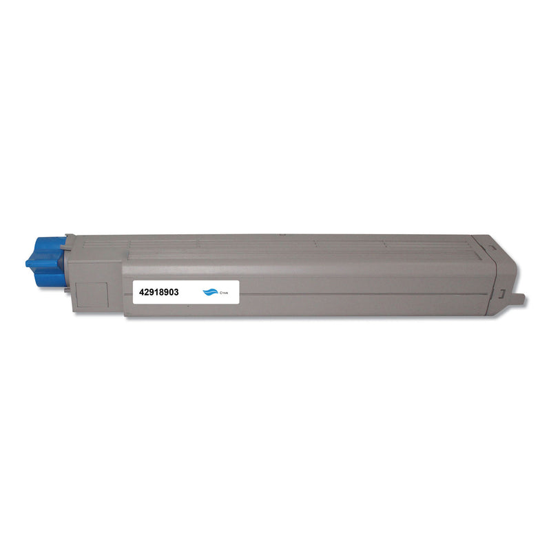 Innovera Remanufactured Cyan Toner (Type C7), Replacement for 42918903, 15,000 Page-Yield