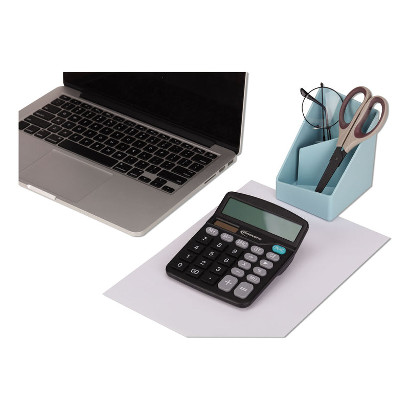 Innovera 15923 Desktop Calculator, 12-Digit LCD
