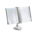 Fellowes Reference Rack, Plastic, Letter, 10 Pockets, Platinum