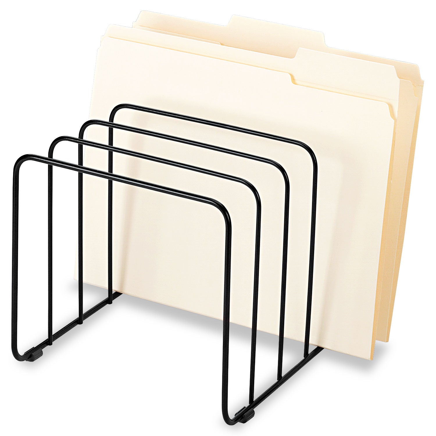 Wire Vertical File, 5 Sections, Letter to Legal Size Files, 10.25